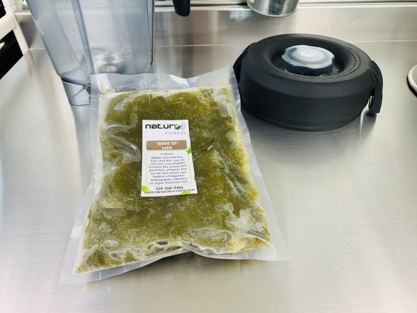 Commandez smoothie santé terre et mer