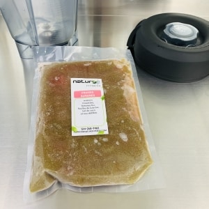 Commandez smoothie santé fraises et banane