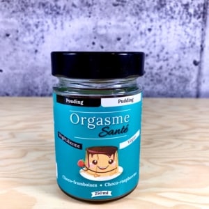 Commandez collation santé, pouding végétalien au cacao biologique