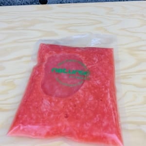 Commandez jus santé fraîchement pressé pomme, pamplemousse, canneberges