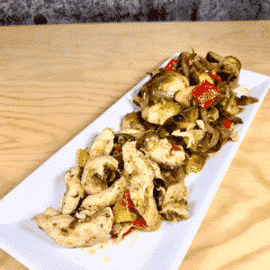 Commandez repas prêt à manger poulet biologique toscane