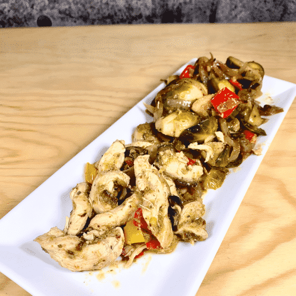 Commandez repas prêt à manger poulet biologique toscane