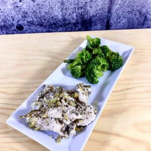 Commandez repas prêt à manger, poulet biologique aux herbes et citron