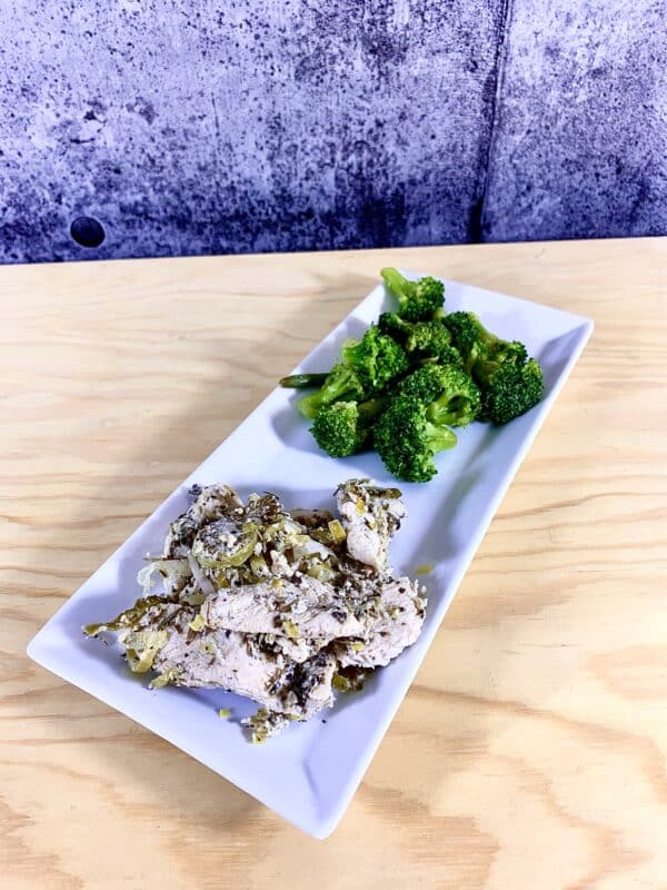 Commandez repas prêt à manger, poulet biologique aux herbes et citron