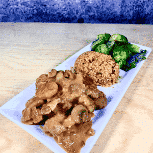 Commandez repas prêt à manger bœuf biologique bourguignon