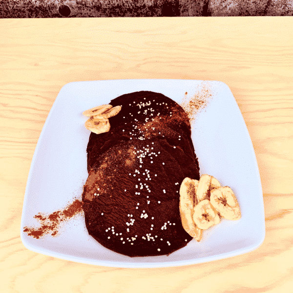 Commandez collation santé crêpes choco bananes, sans lactose, sans gluten