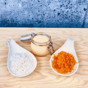 Commandez collation santé sauce coco orange, sans lactose