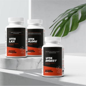 Suppléments axés sur la santé digestive, trio en capsules